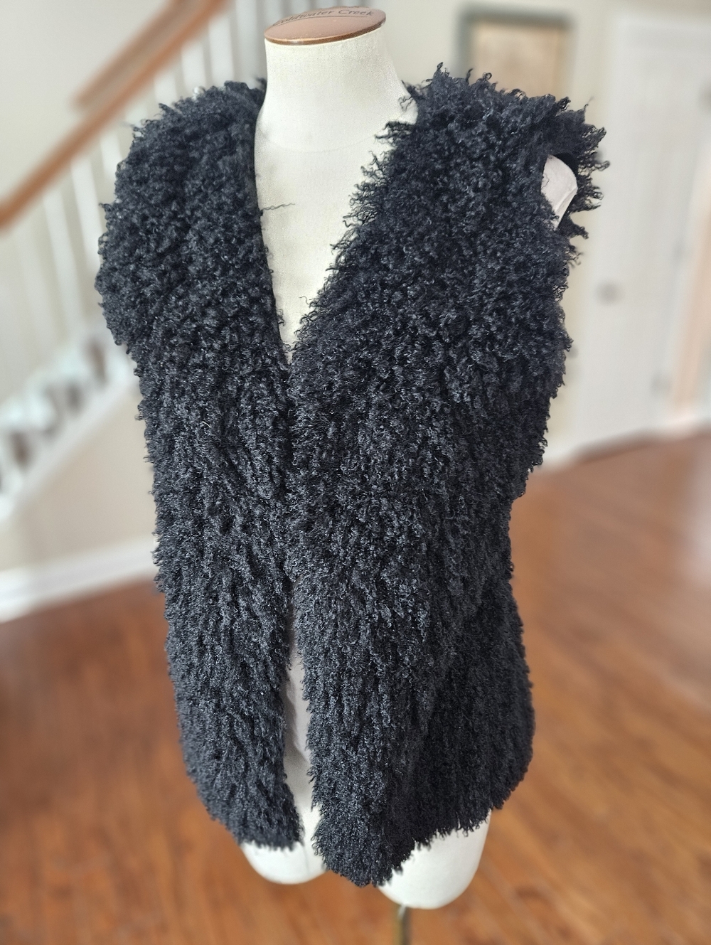 Max Studio Specialty Products Faux Fur Vest XS